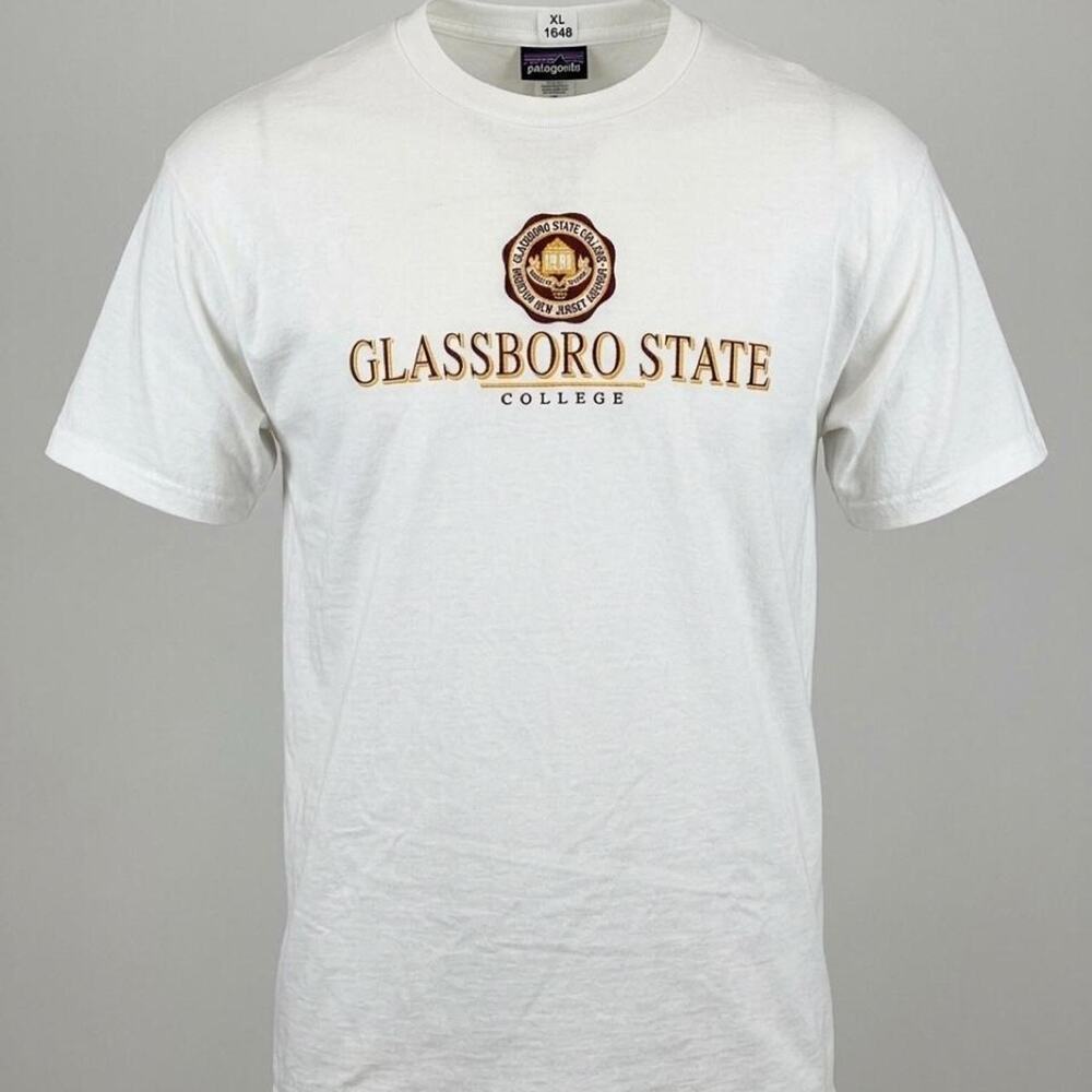 VTG Glassboro State College T-Shirt Mens L White Rowan University 90s Jansport